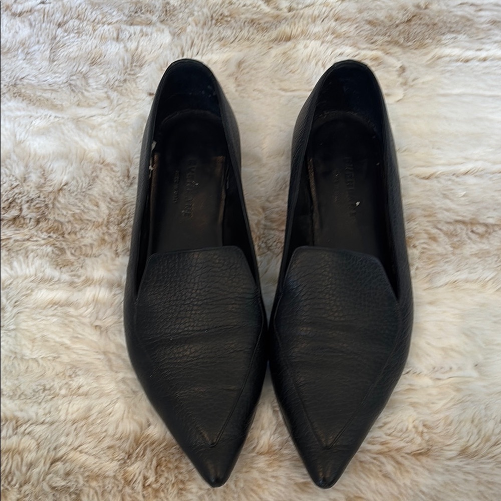 Everlane Black Flats Sleek Minimalist Design